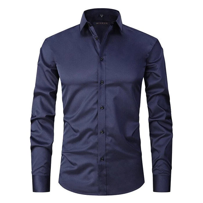 Image of Elijah | Men's Slim-Fit Button-Down Shirt