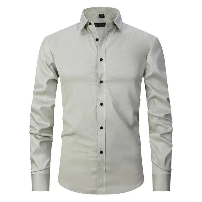 Image of Elijah | Men's Slim-Fit Button-Down Shirt