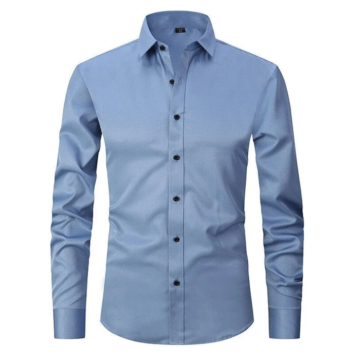 Image of Elijah | Men's Slim-Fit Button-Down Shirt