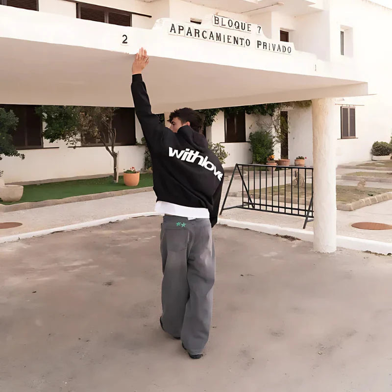 Image of Ellen | Women's Oversized Graphic Pullover Hoodie