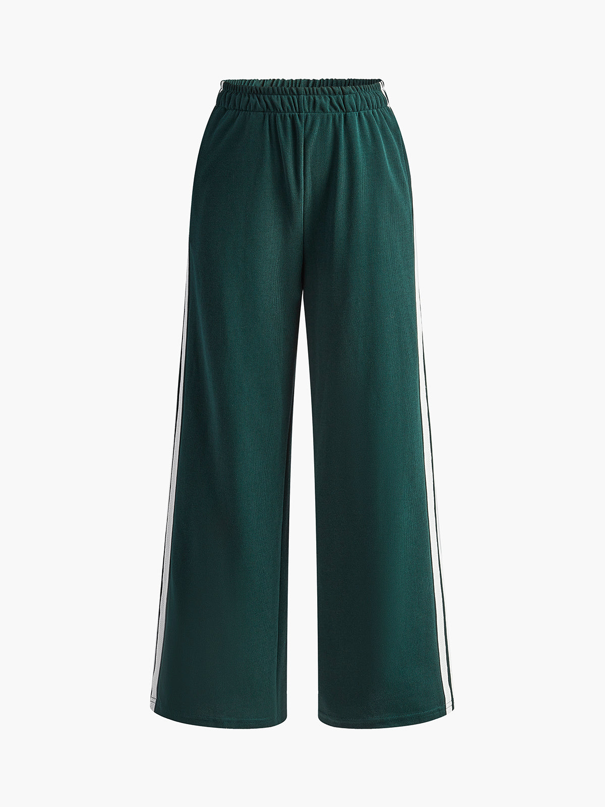 Image of Elsie | Women's High-Waisted Striped Track Pants
