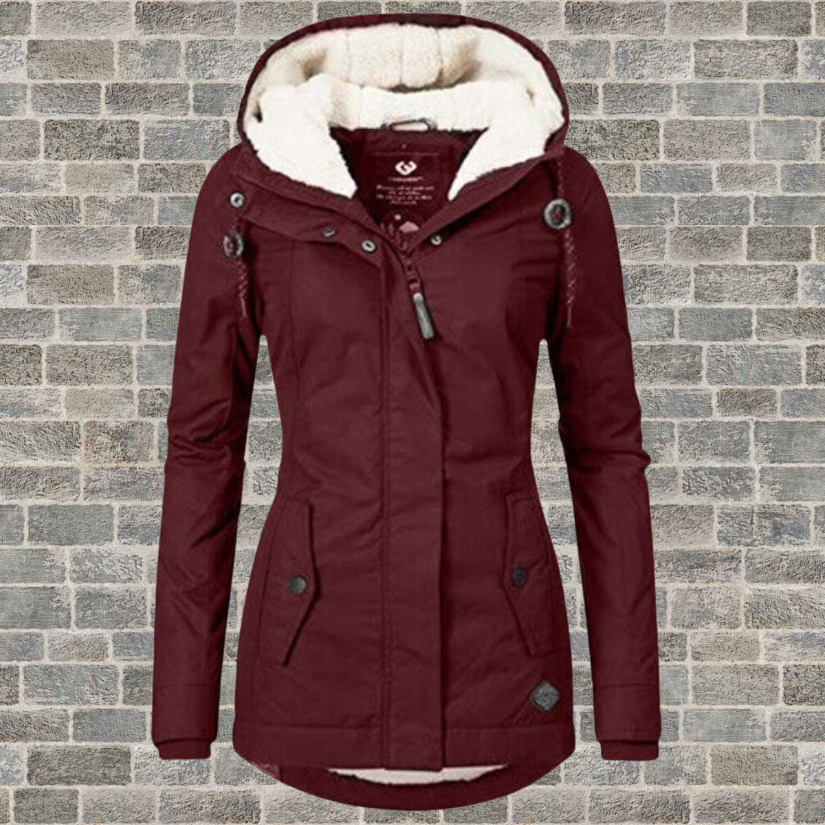 Elsie Belle | New Pleated Cotton Coat with Hood
