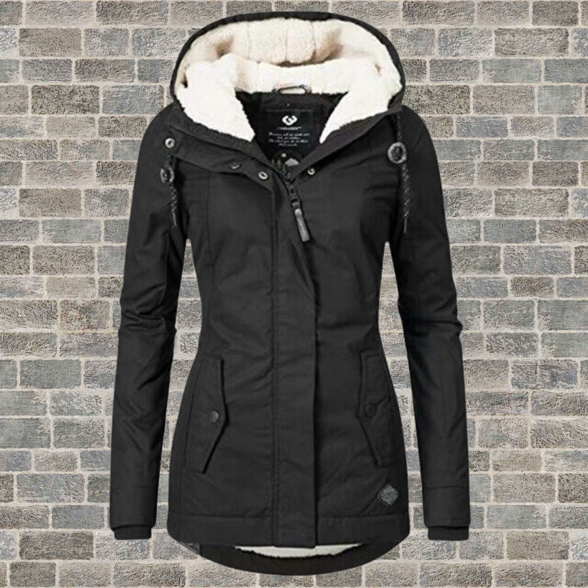 Elsie Belle | New Pleated Cotton Coat with Hood