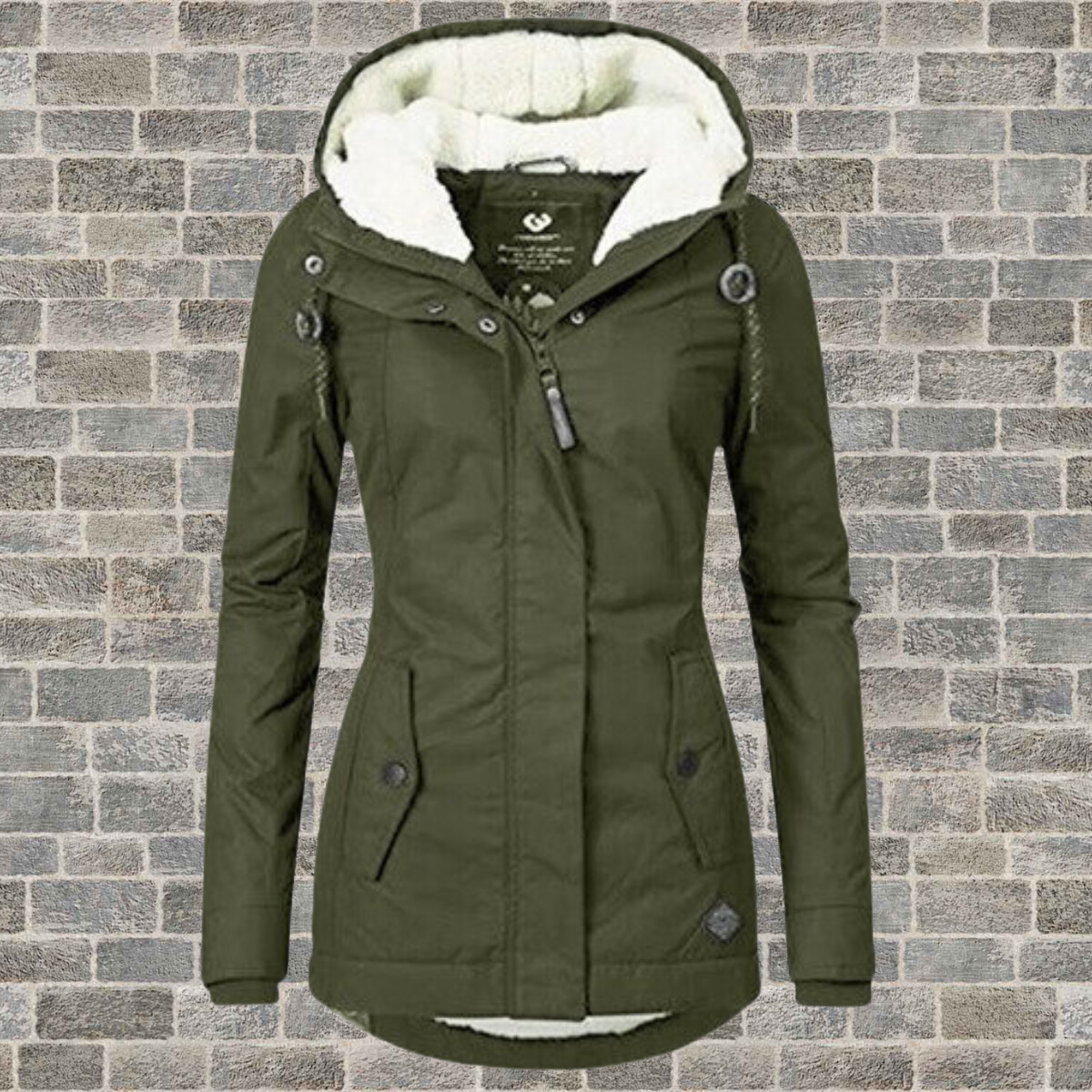 Elsie Belle | New Pleated Cotton Coat with Hood