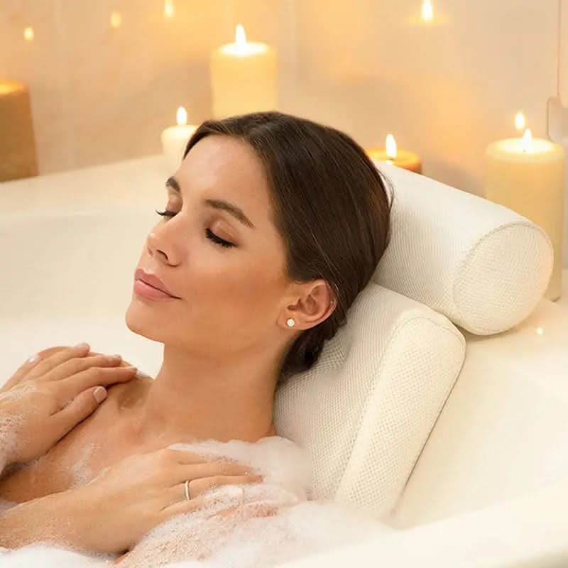 ERGORELAX Bath Pillow – Ergonomic & Comfortable for a Luxurious Bath Experience