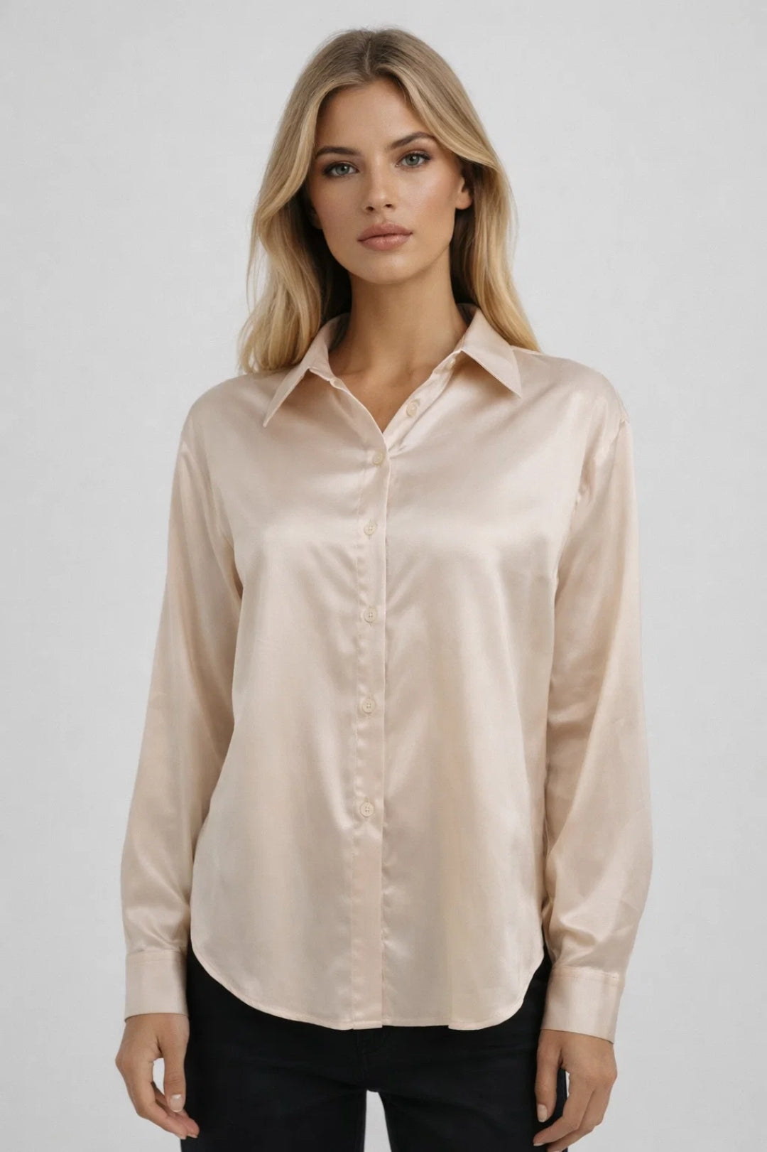 Image of Erica | Women's Long Sleeve Button-Down Blouse