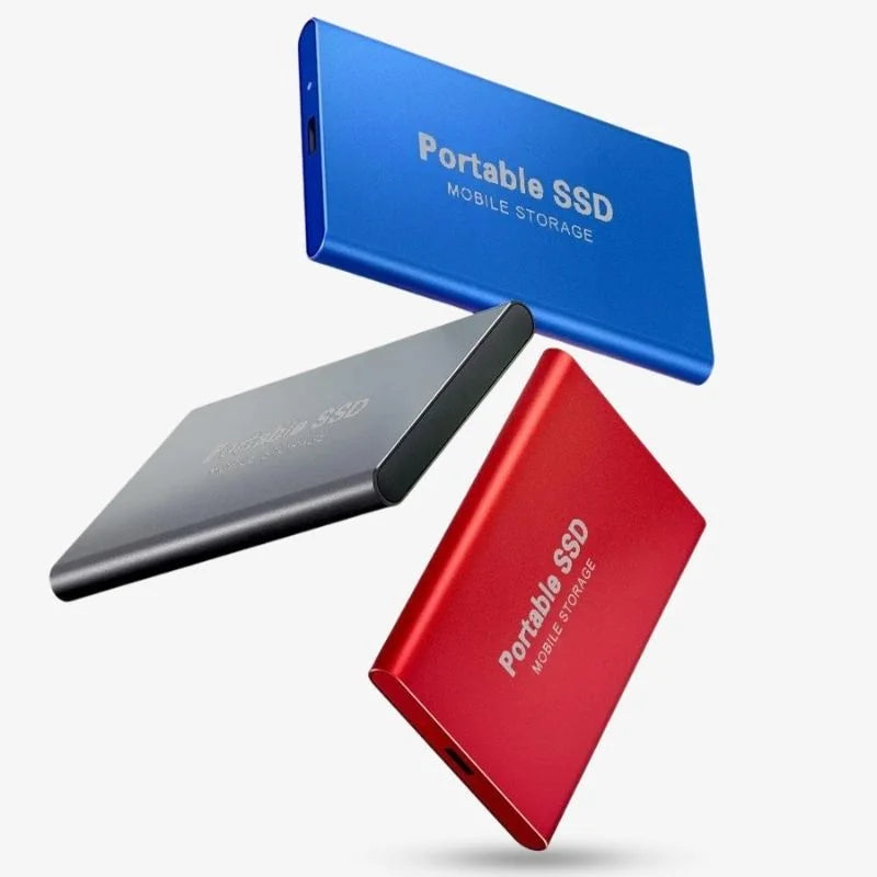 External SSD Unit Aluminum Portable Storage