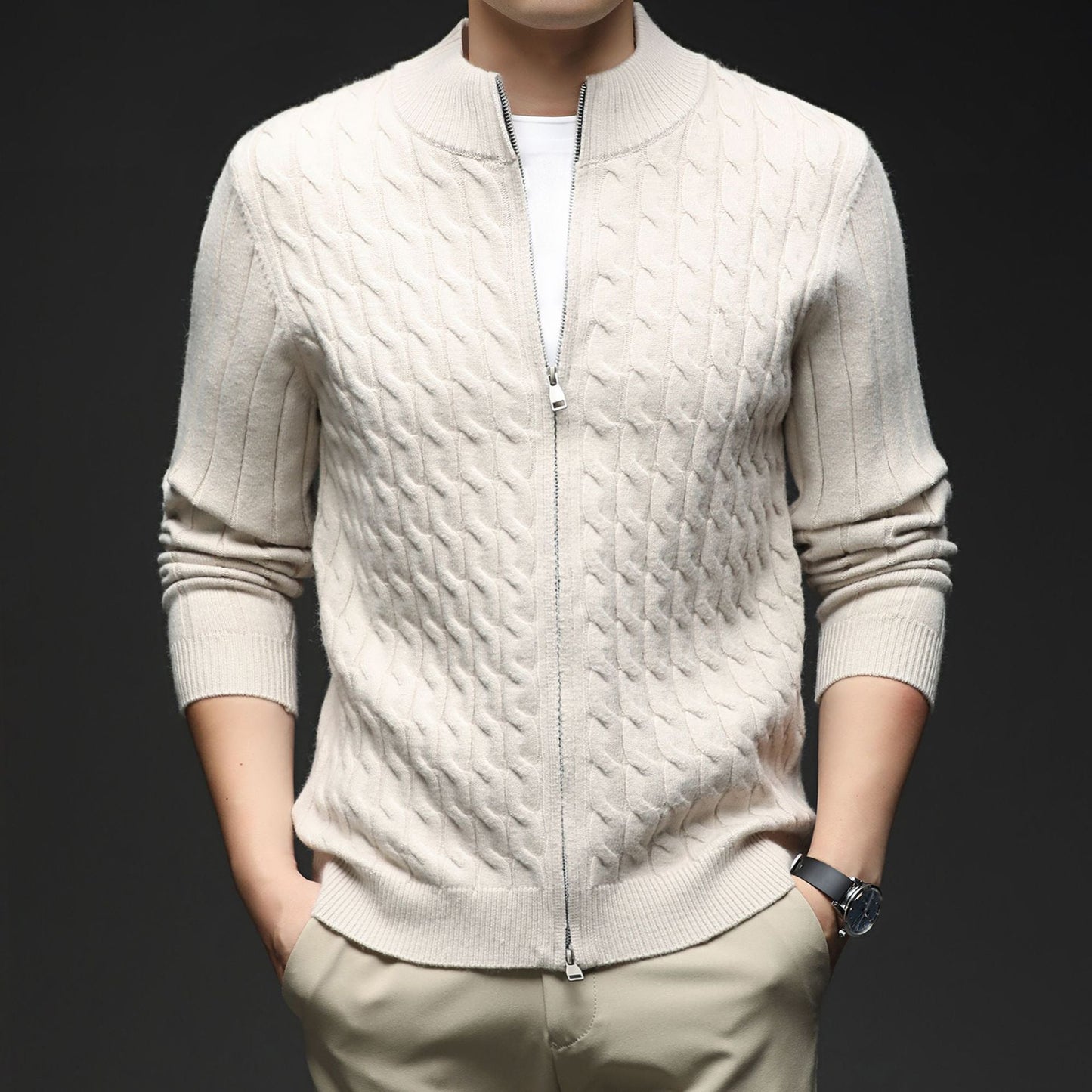 Image of Felix | Men's Full-Zip Cardigan