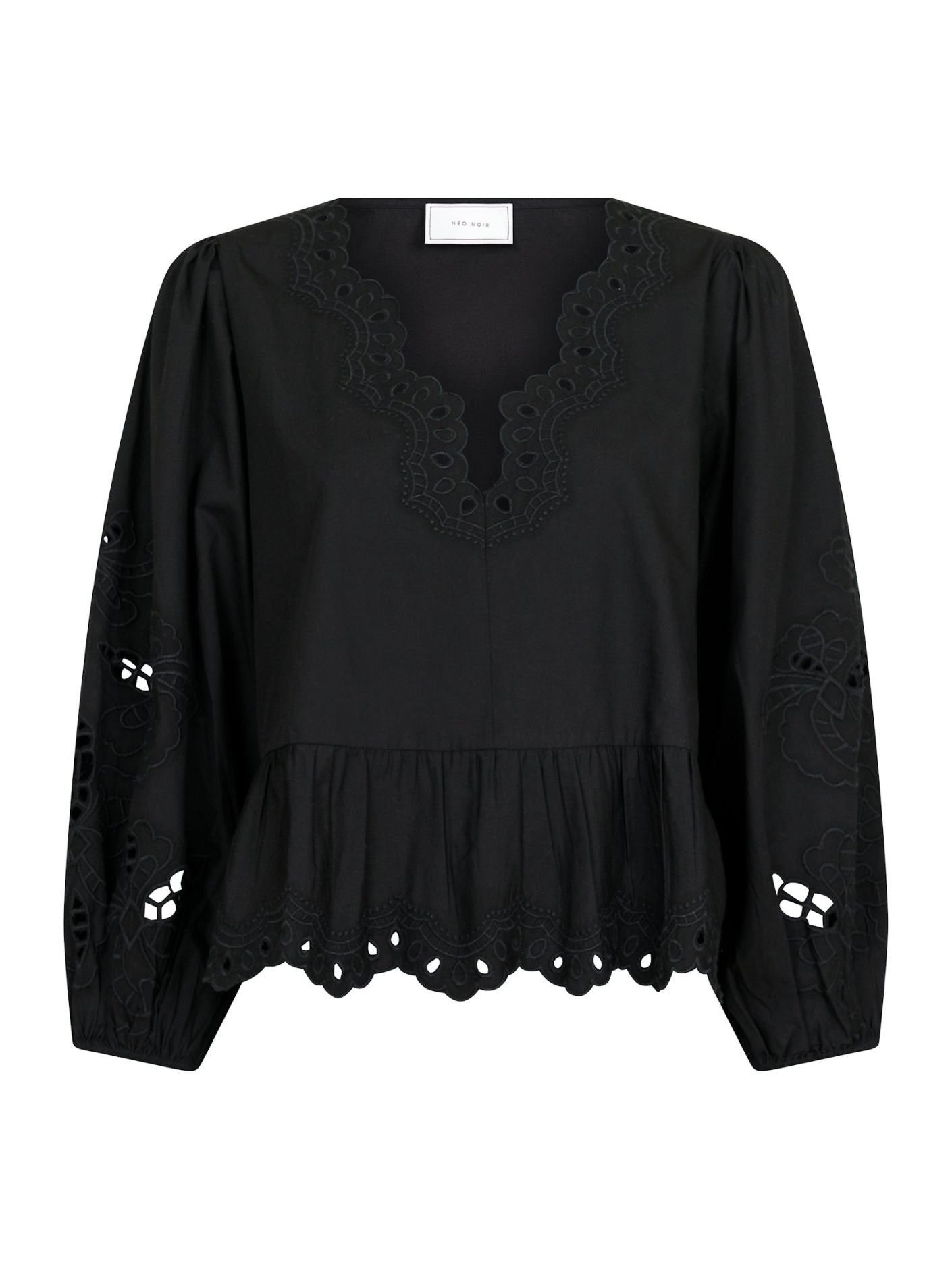 Image of Fiona | Women's Long Sleeve Peplum Blouse