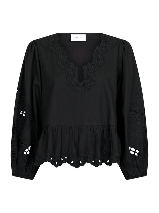 Image of Fiona | Women's Long Sleeve Peplum Blouse