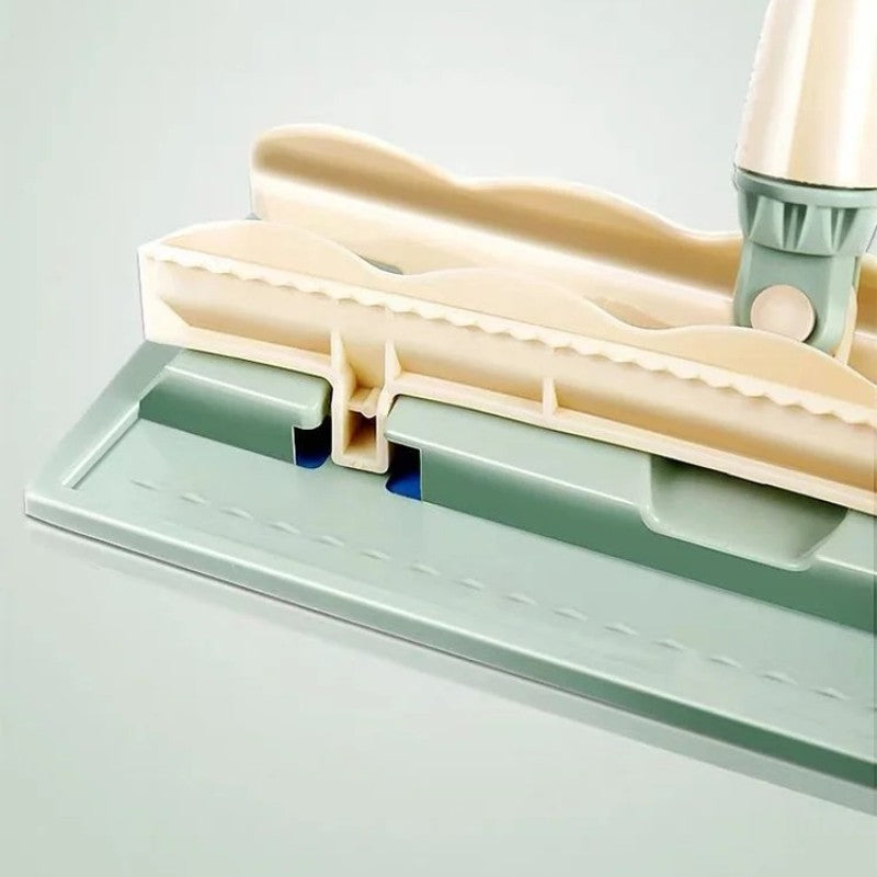 Flat Mop Made of Stainless Steel – With Reusable Microfiber Cloth