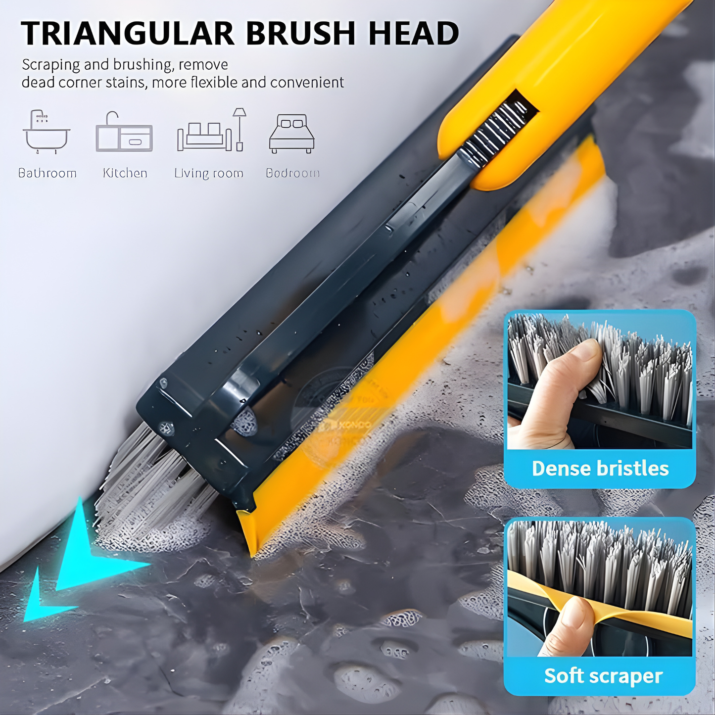FlexClean Brush – 3-in-1 Cleaning