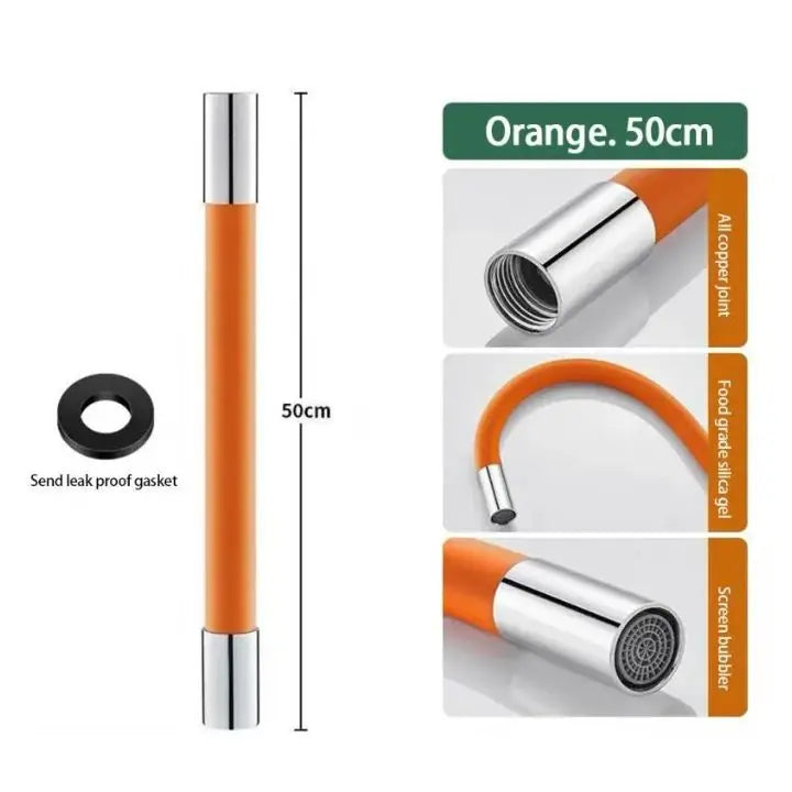 Flexible 360° Swivel Water-Saving Faucet Extension