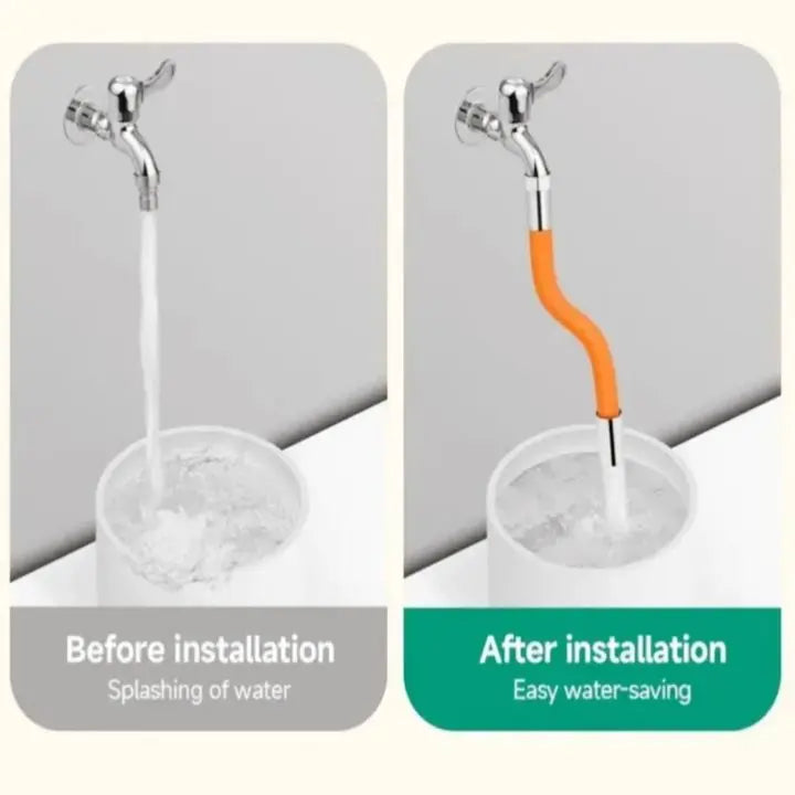 Flexible 360° Swivel Water-Saving Faucet Extension