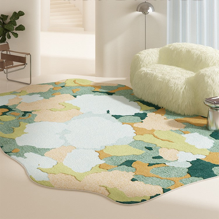 Floral-Patterned Area Rug