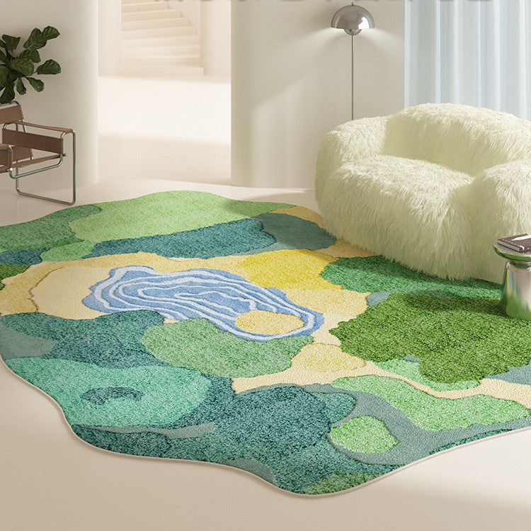 Floral-Patterned Area Rug