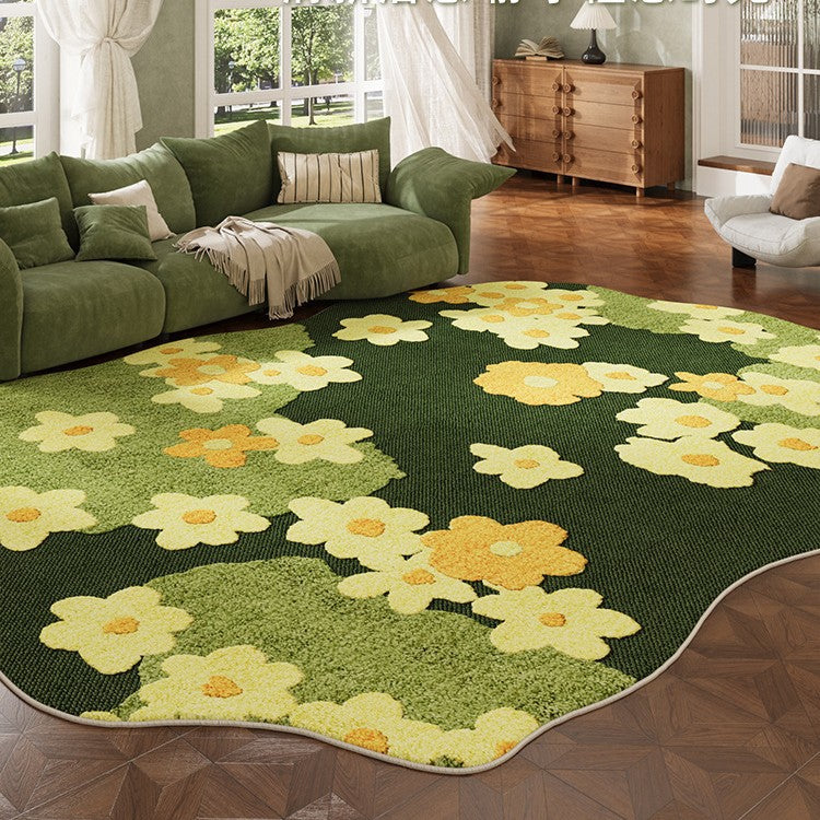 Floral-Patterned Area Rug
