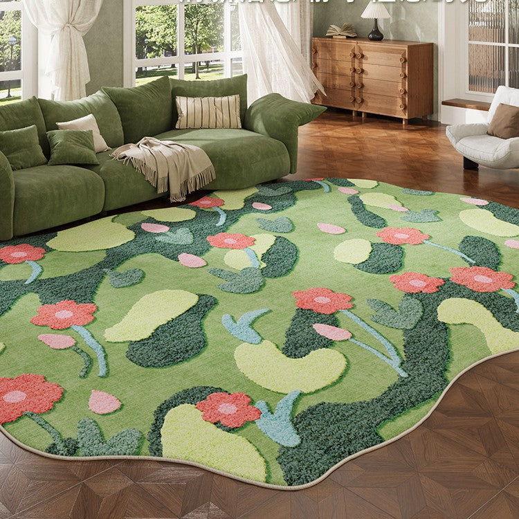 Floral-Patterned Area Rug