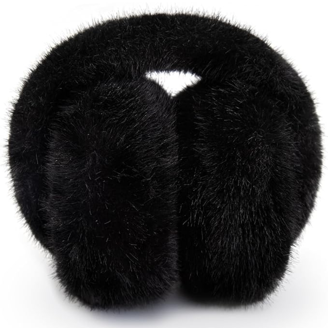 Fluffy Foldable Faux Fur Winter Ear Warmers - FauxSnugs