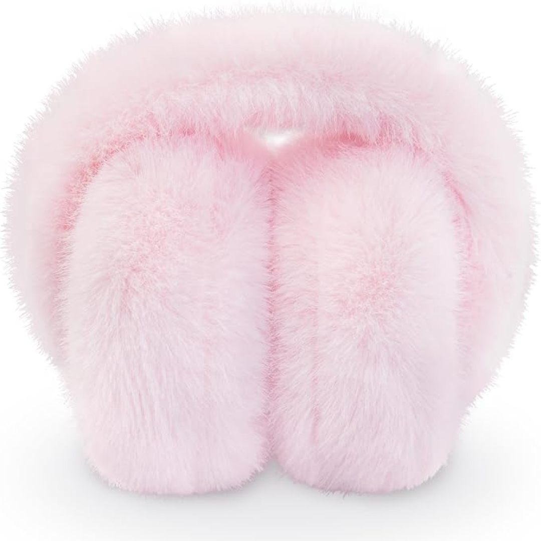 Fluffy Foldable Faux Fur Winter Ear Warmers - FauxSnugs
