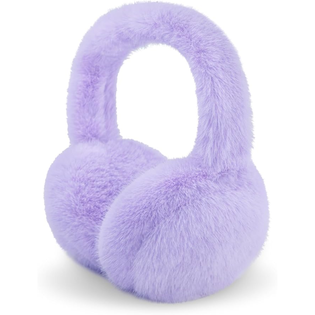 Fluffy Foldable Faux Fur Winter Ear Warmers - FauxSnugs