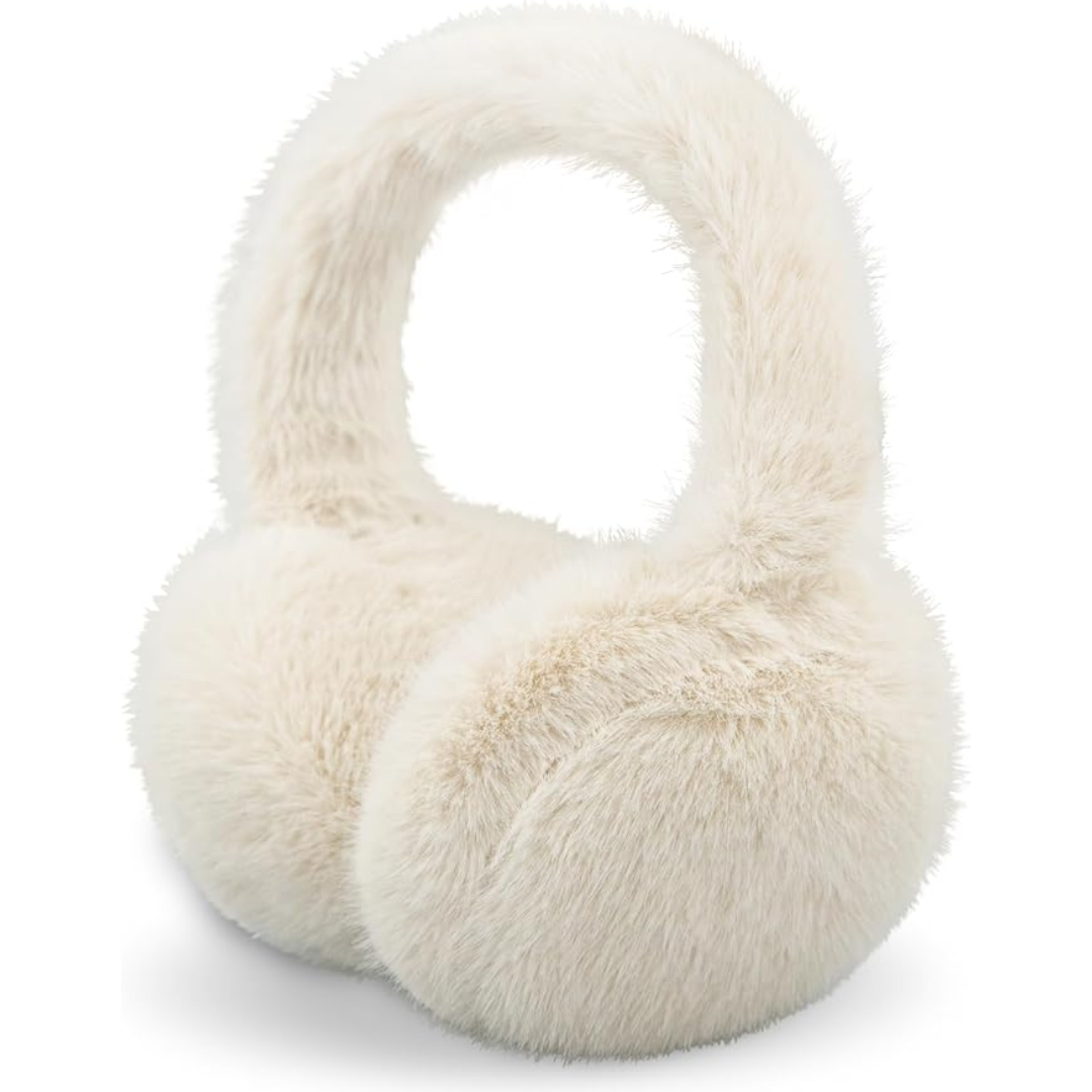 Fluffy Foldable Faux Fur Winter Ear Warmers - FauxSnugs
