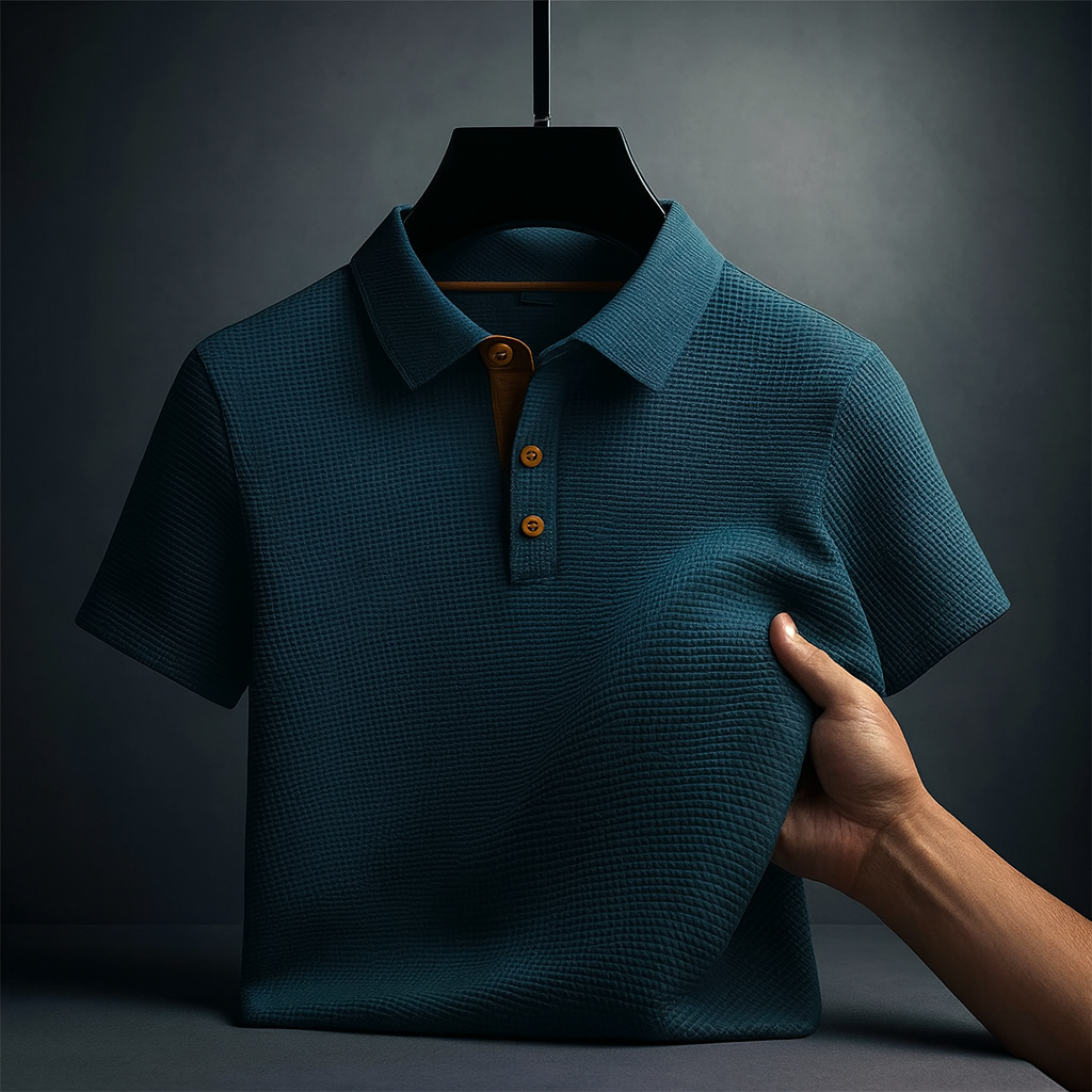 Image of Flynn | Men's Button-Down Polo Shirt