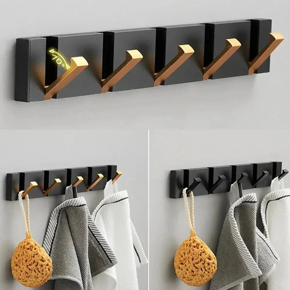 FOLDHOOK – Elegant Wall Hook with Foldable Design for Space-Saving Organization