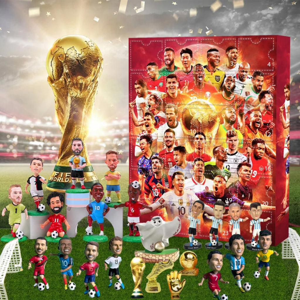 Football Theme Mini Figure Toy Advent Calendar Gift Set