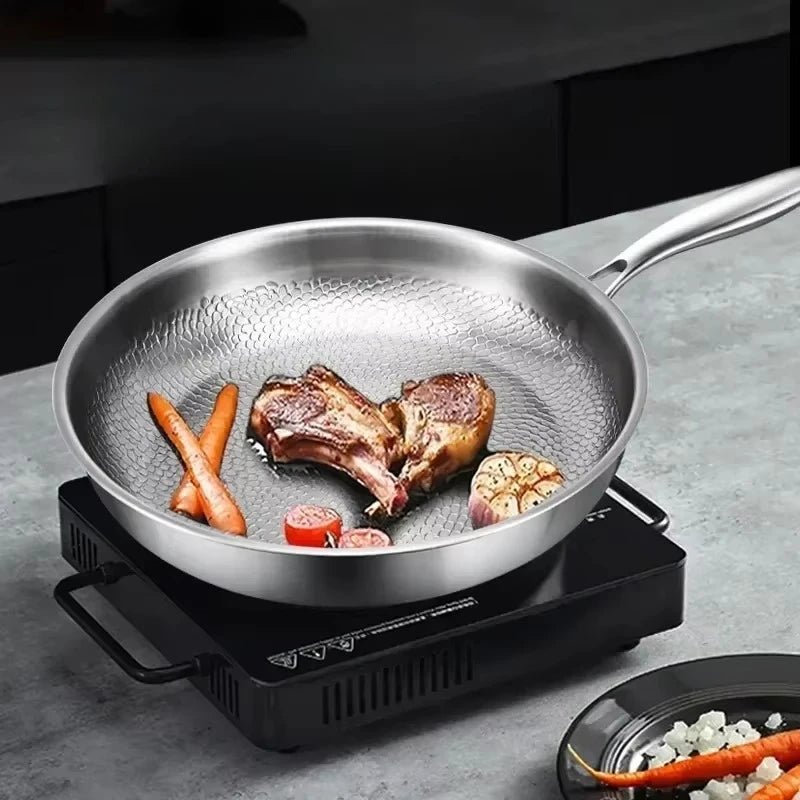 FORGEON – Titanium hammered non-stick frying pan for induction cooktops and everyday cooking