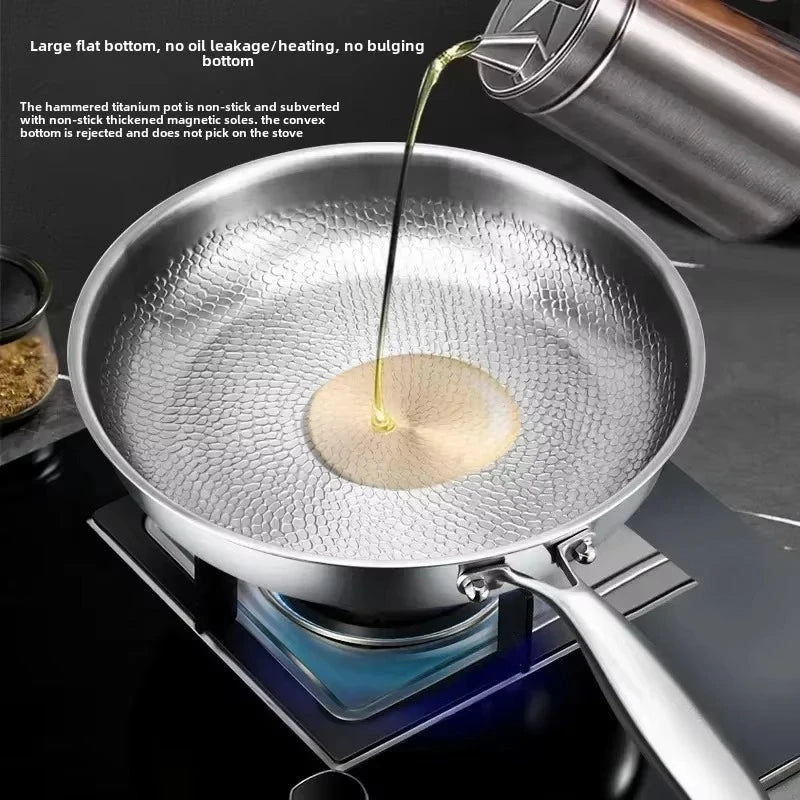 FORGEON – Titanium hammered non-stick frying pan for induction cooktops and everyday cooking