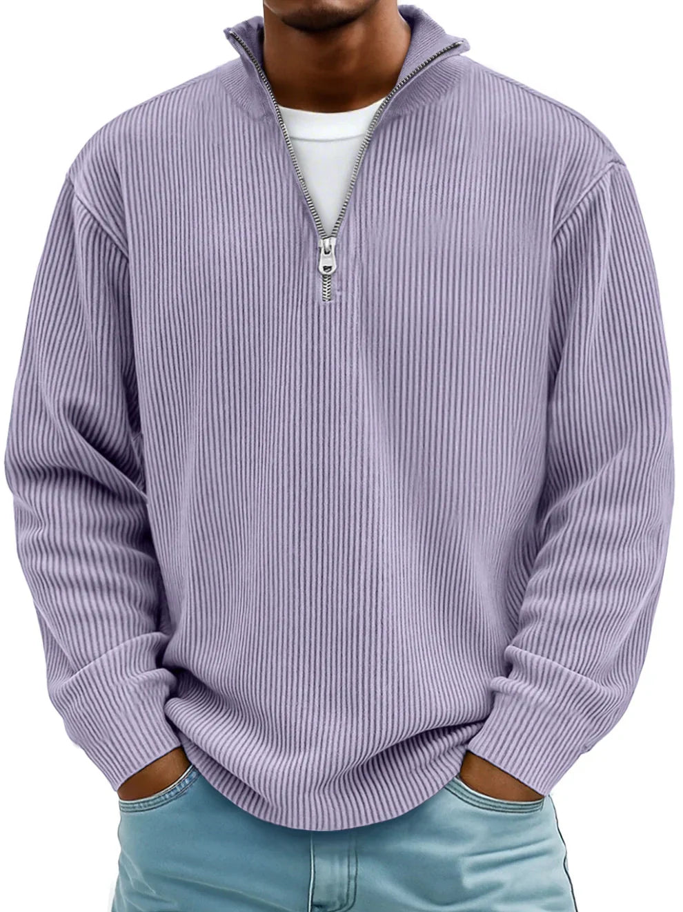 Image of Forrest | Men's Half-Zip Pullover Sweater