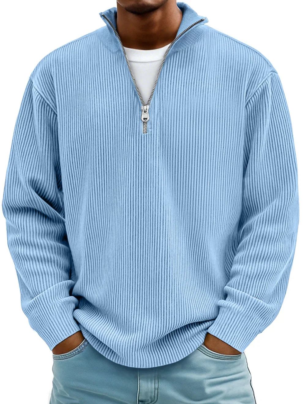 Image of Forrest | Men's Half-Zip Pullover Sweater