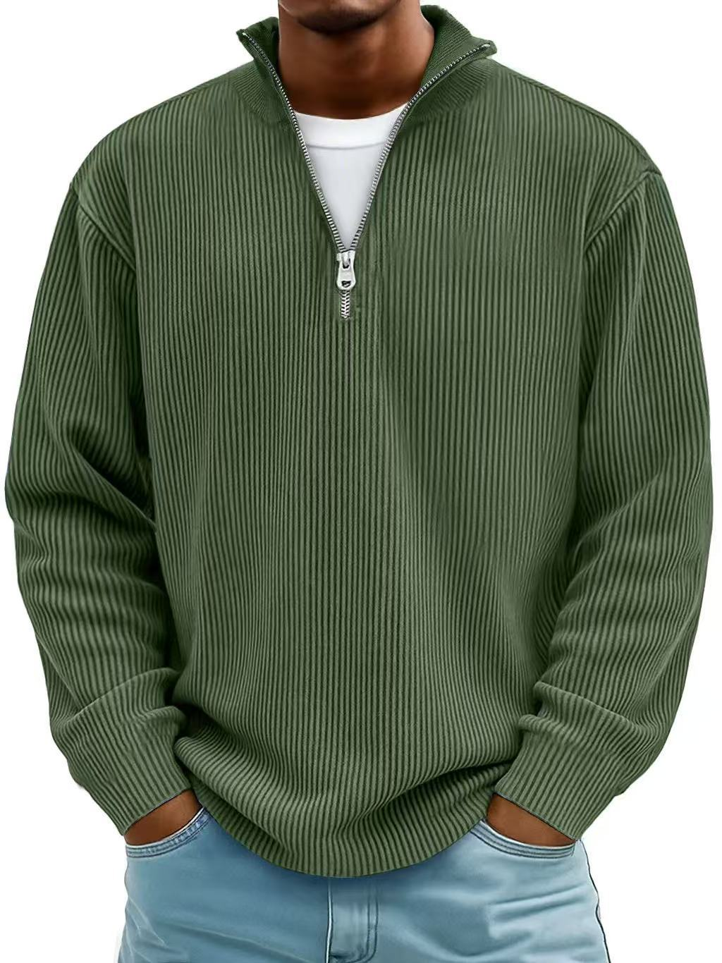 Image of Forrest | Men's Half-Zip Pullover Sweater