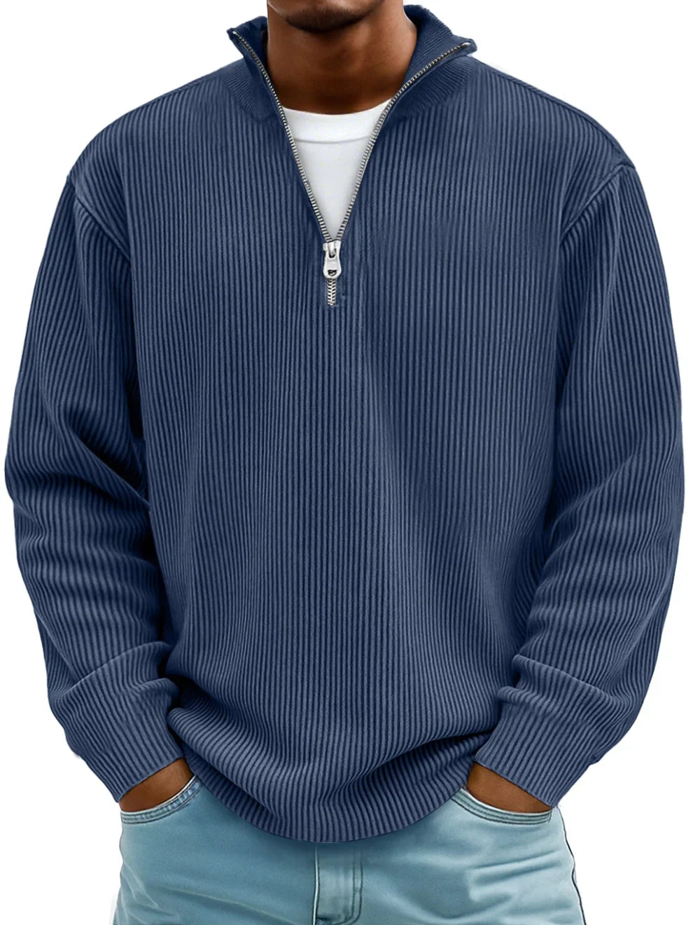 Image of Forrest | Men's Half-Zip Pullover Sweater
