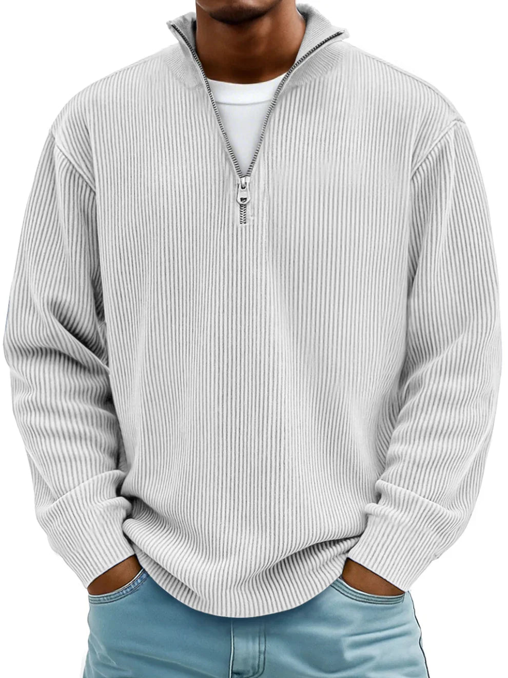 Image of Forrest | Men's Half-Zip Pullover Sweater