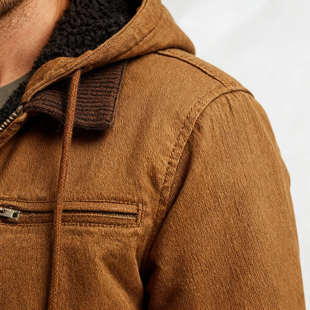 Functional Waterproof Outdoor Winter Parka Jacket with Hood in Polyester