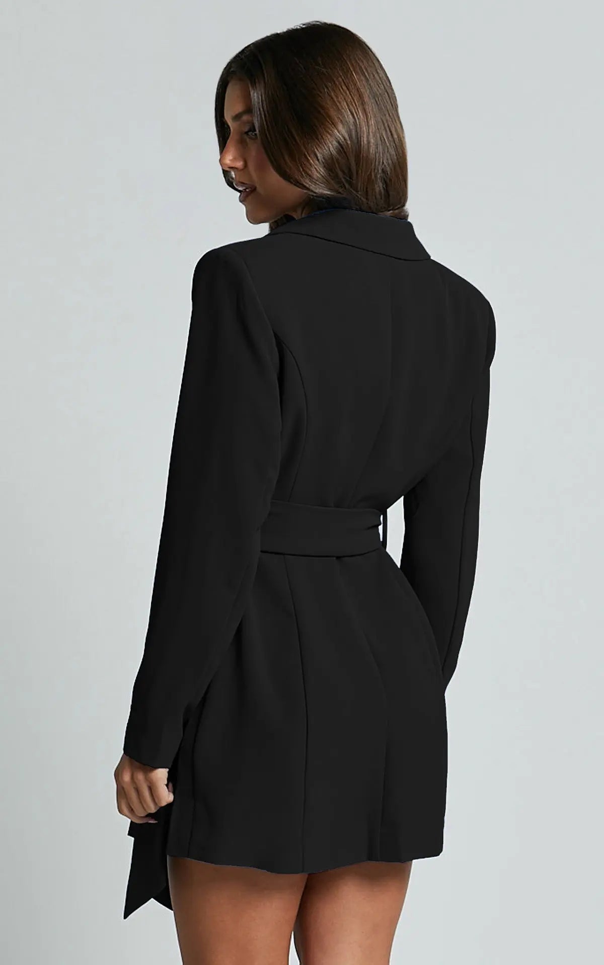 Image of Gale | Women's Belted Mini Blazer Dress