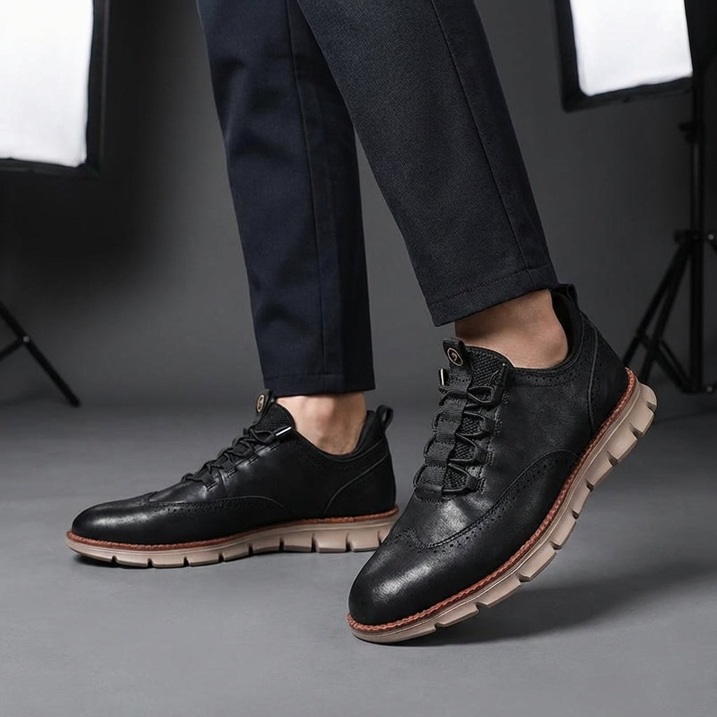 Image of George | Men's Hybrid Wingtip Dress Sneakers