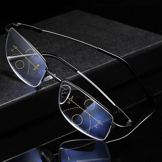 German Intelligent Progressive Glasses For Readers And Drivers With Fast Color Change