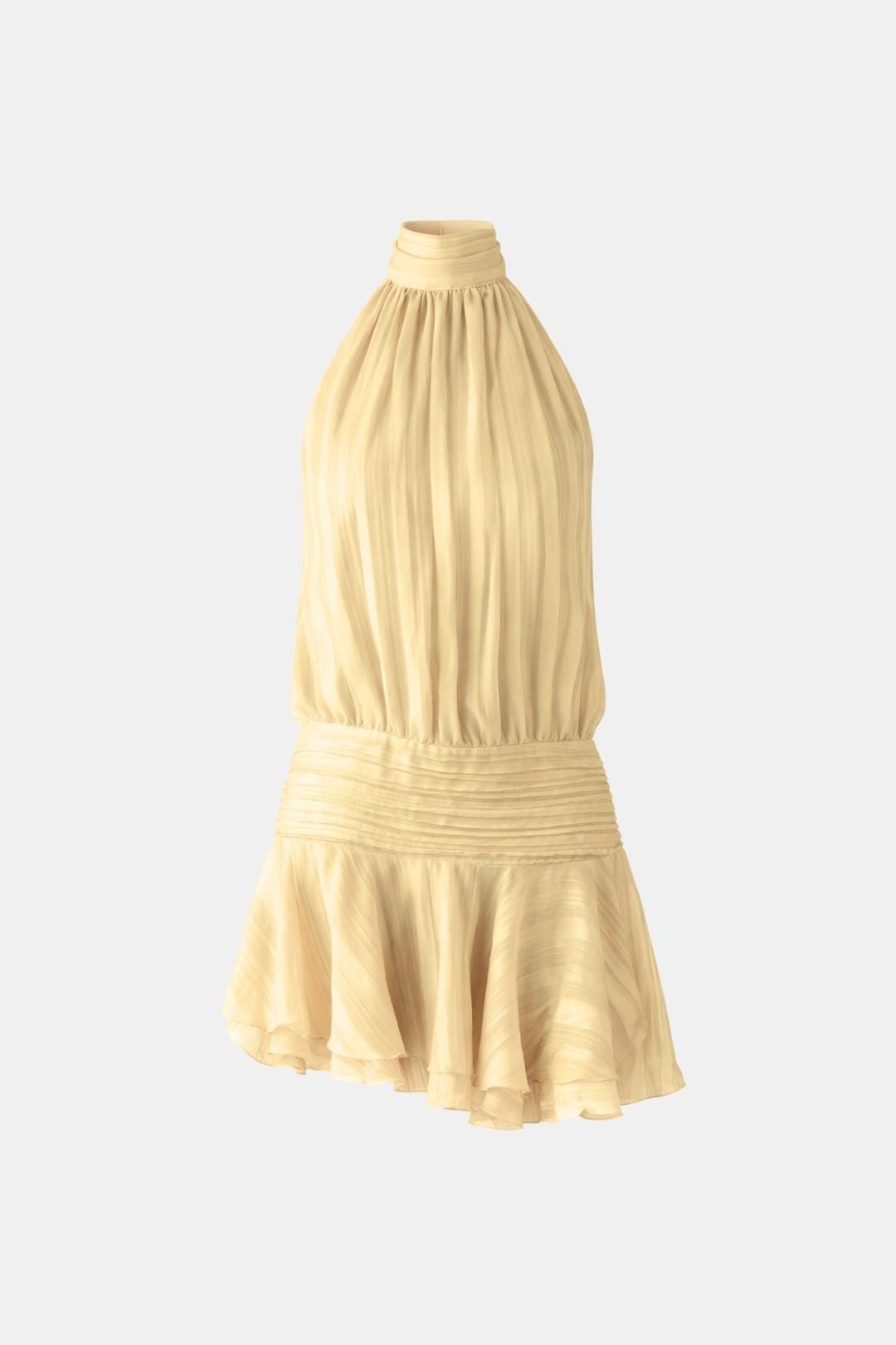 Image of Gillian | Women's Sleeveless Halter Mini Dress