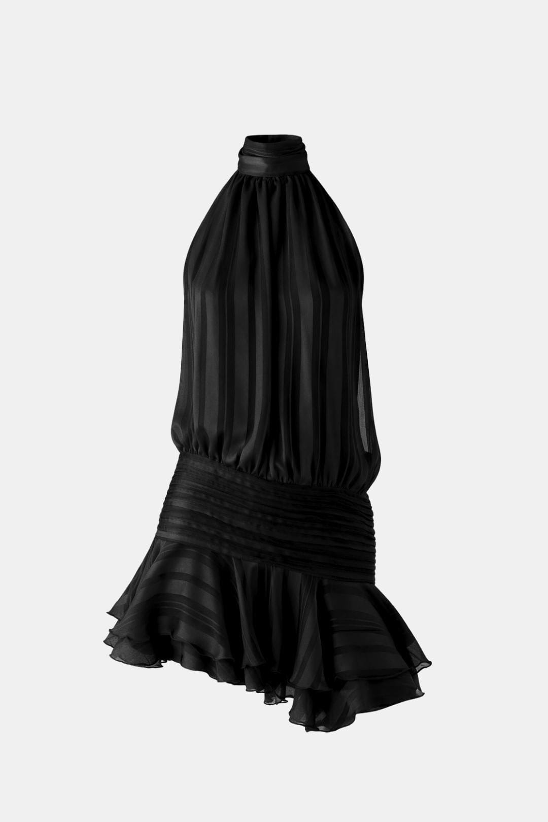 Image of Gillian | Women's Sleeveless Halter Mini Dress