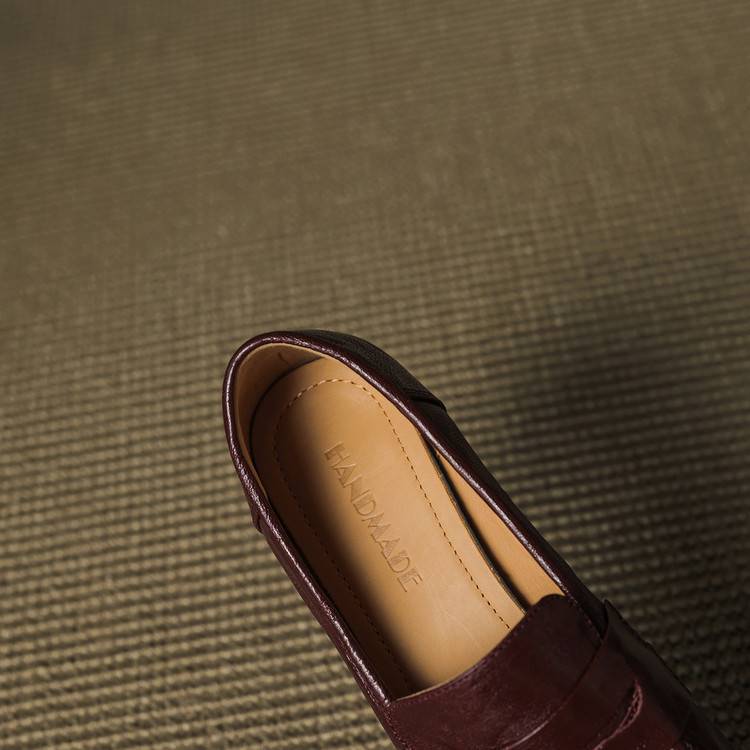Image of Gloria | Women's Block Heel Slip-On Loafers