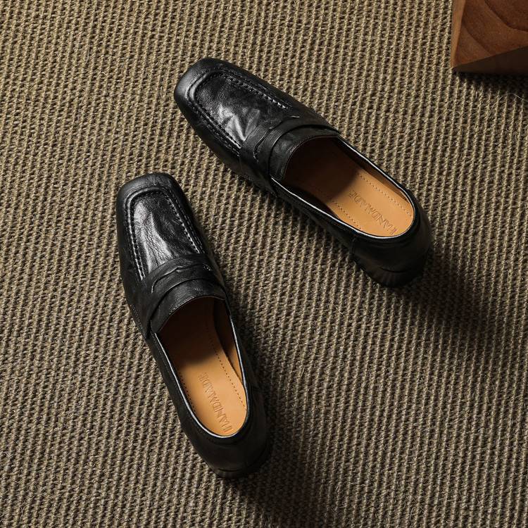 Image of Gloria | Women's Block Heel Slip-On Loafers