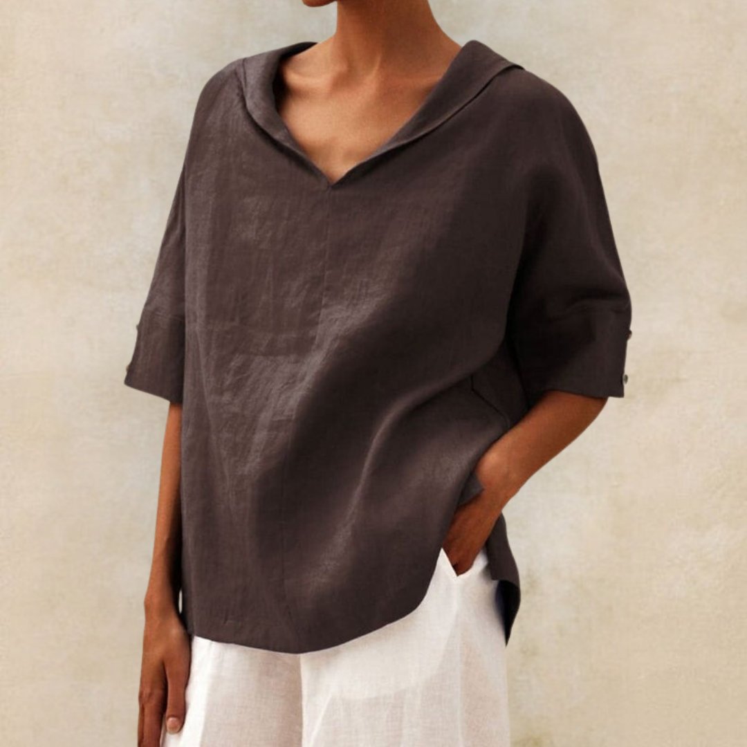 Image of Grace | Women's V-Neck Casual Blouse