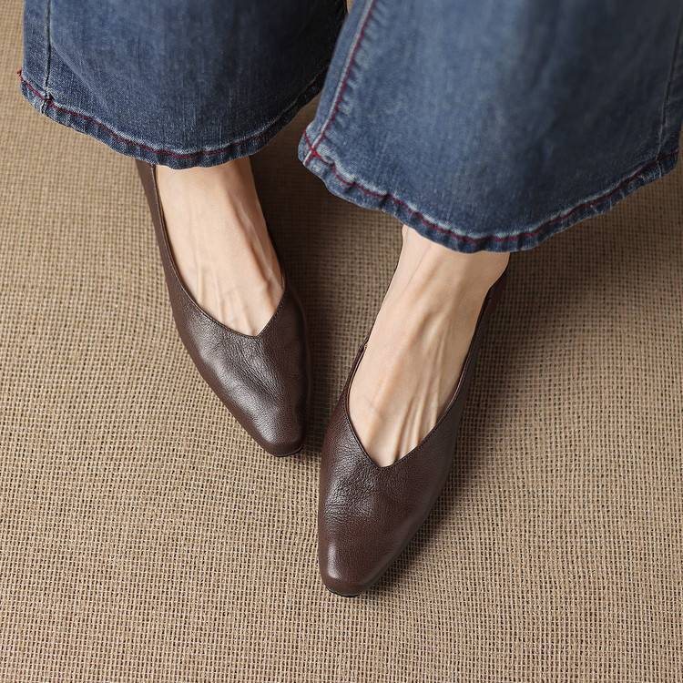 Image of Greta | Women's Pointed Toe Slip-On Flats