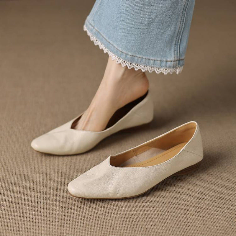 Image of Greta | Women's Pointed Toe Slip-On Flats