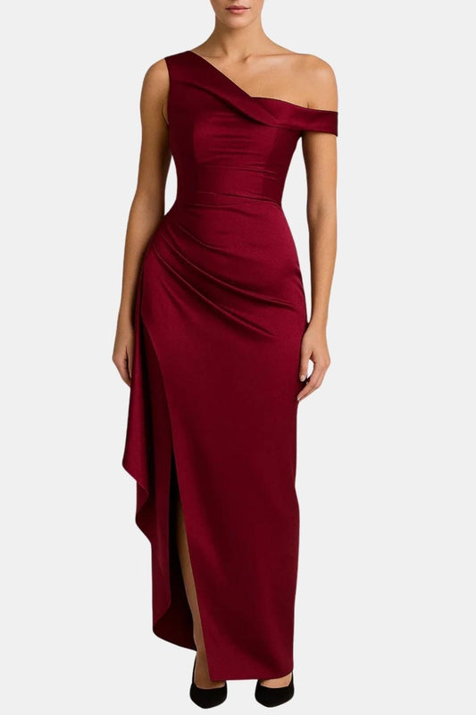 Image of Hallie | Women's Off-Shoulder Maxi Dress
