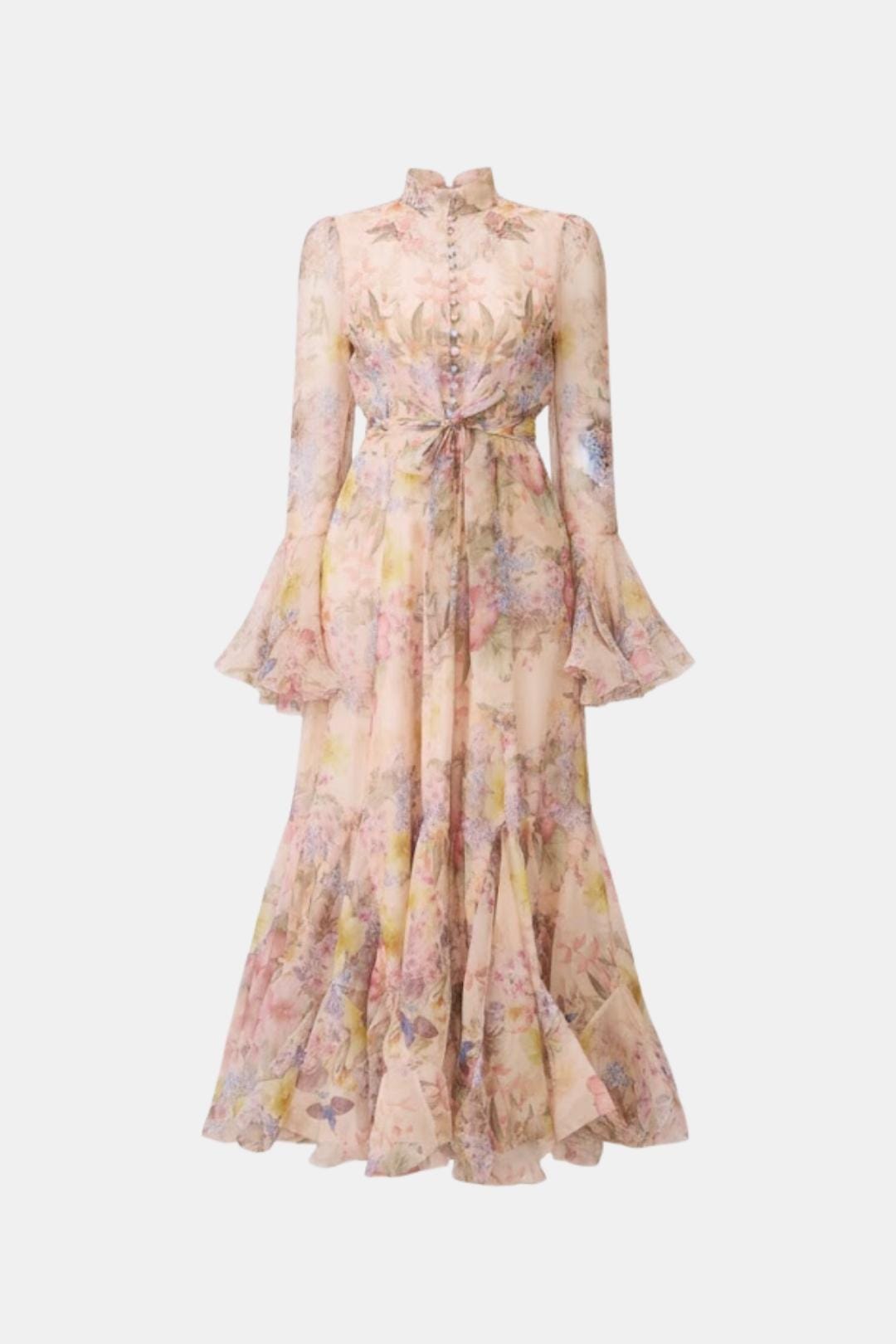 Image of Harper | Women's Ruffle Long Sleeve Maxi Dress