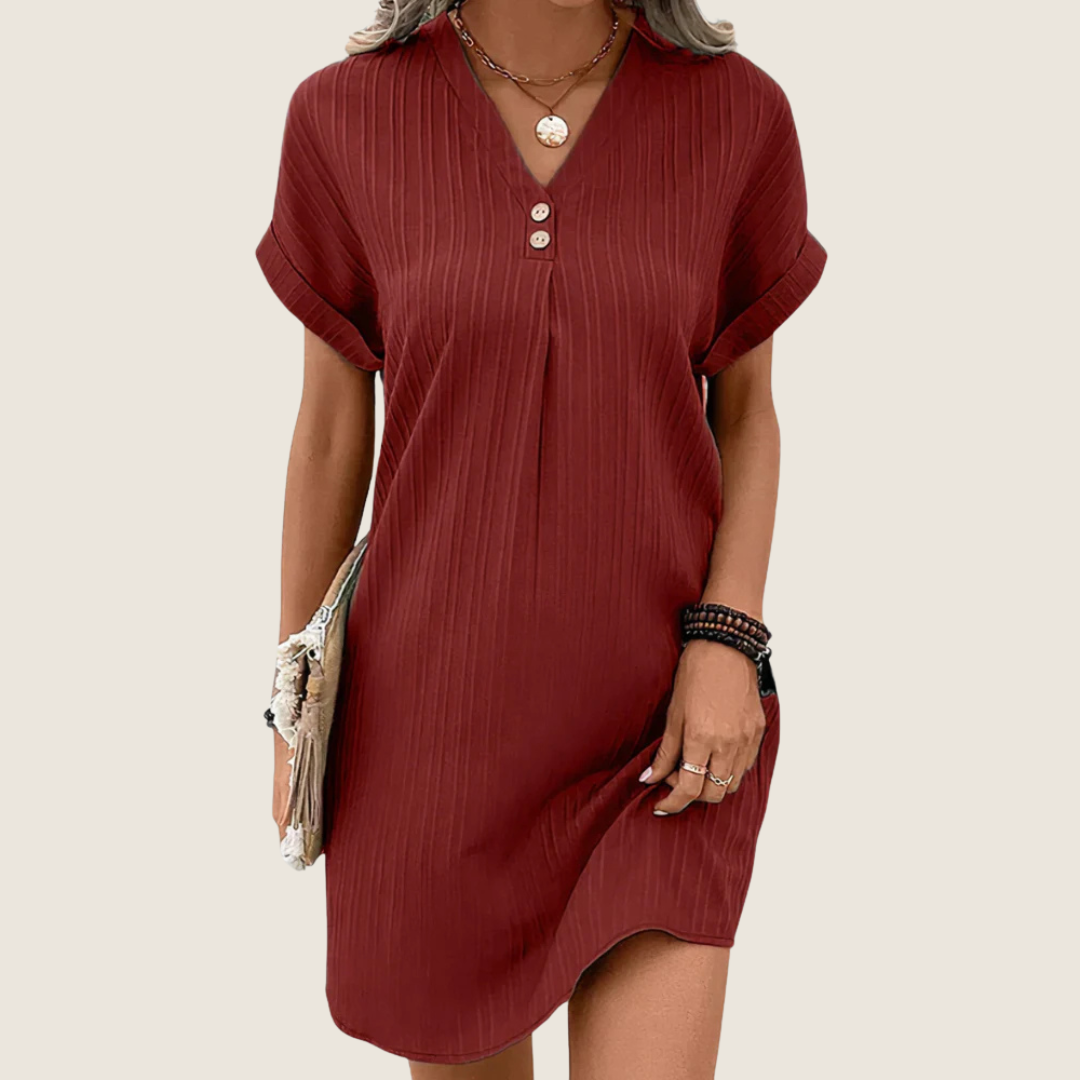 Image of Harper | Women's V-Neck Mini Dress